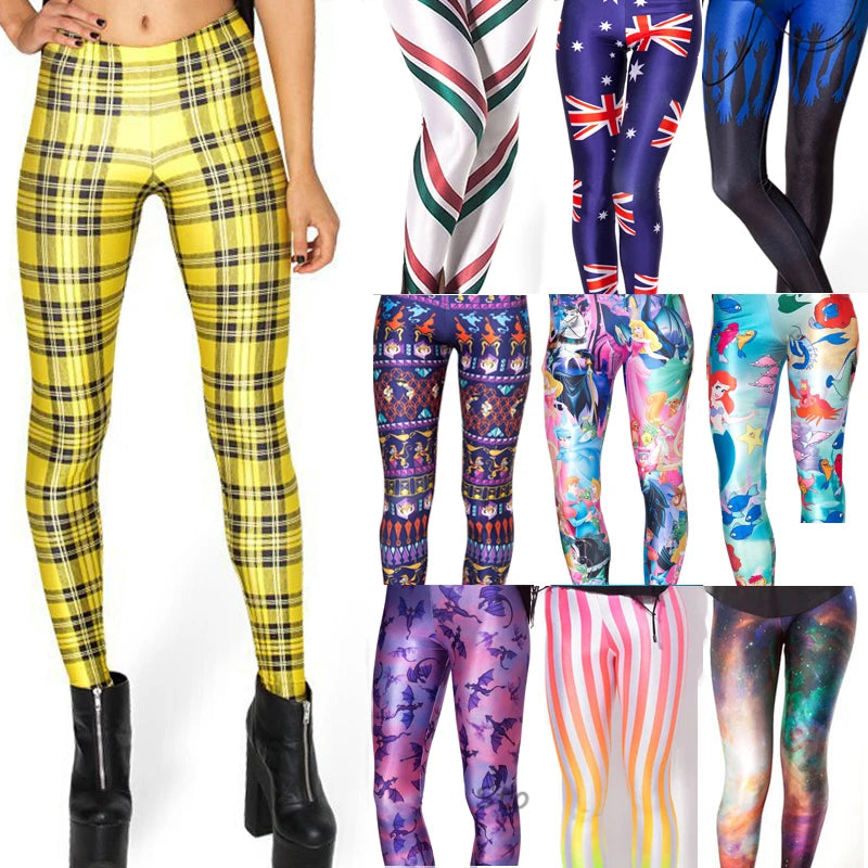 Short & Catchy Cosmic Style Meets Mermaid Magic! Stretchy Printed Leggings made for comfort, confidence, and compliments.