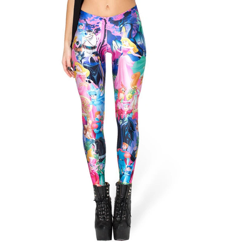 Short & Catchy Cosmic Style Meets Mermaid Magic! Stretchy Printed Leggings made for comfort, confidence, and compliments.