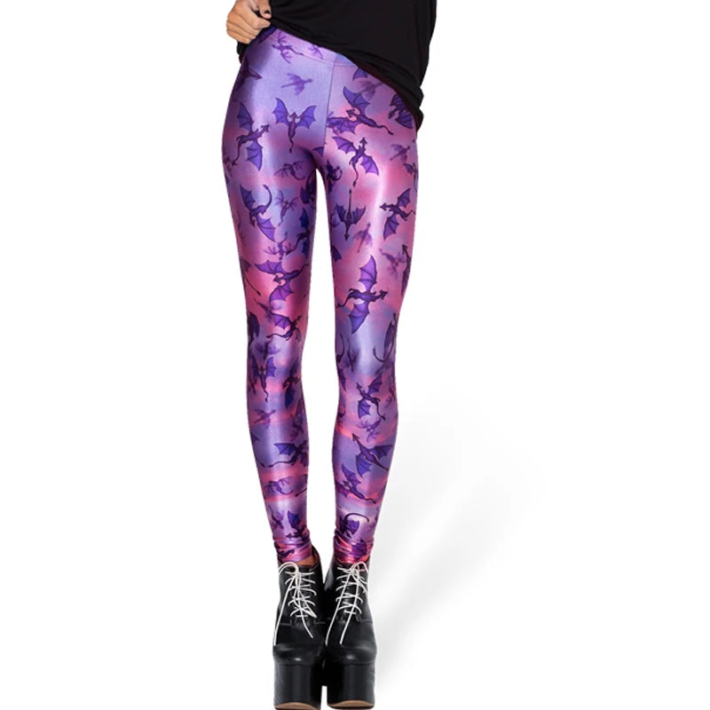 Short & Catchy Cosmic Style Meets Mermaid Magic! Stretchy Printed Leggings made for comfort, confidence, and compliments.