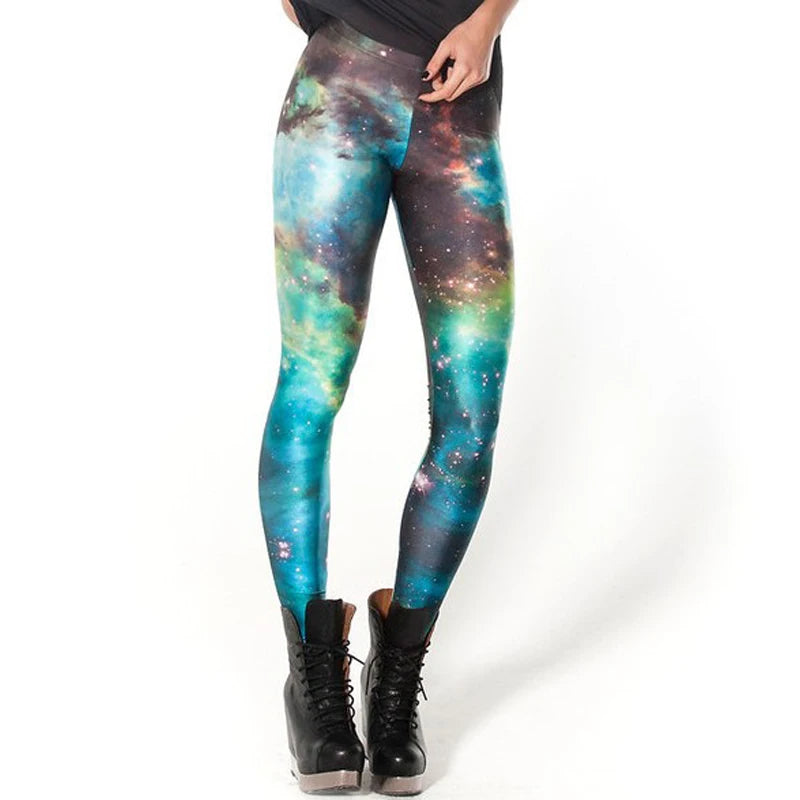 Punk Rock Printed Leggings | Eye-Catching Fantasy Fashion