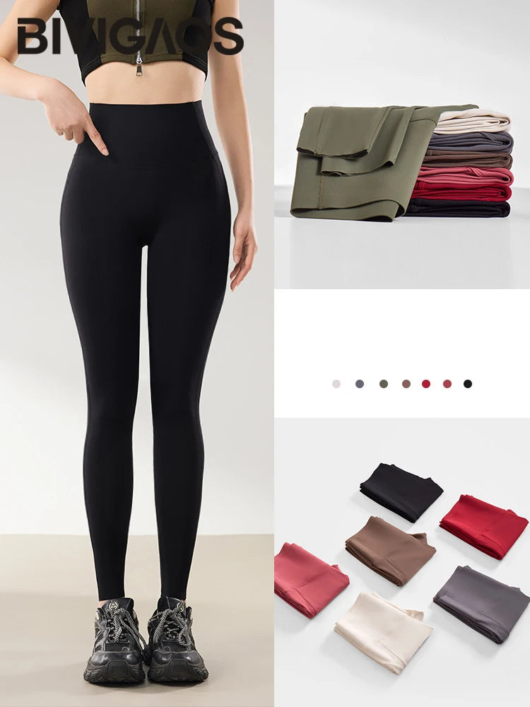 BIVIGAOS High-Waist Sport Leggings | Shape, Lift & Move with Confidence