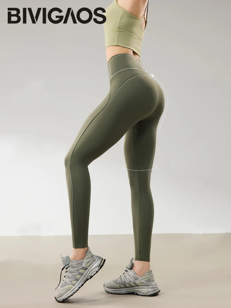 BIVIGAOS High-Waist Sport Leggings | Shape, Lift & Move with Confidence