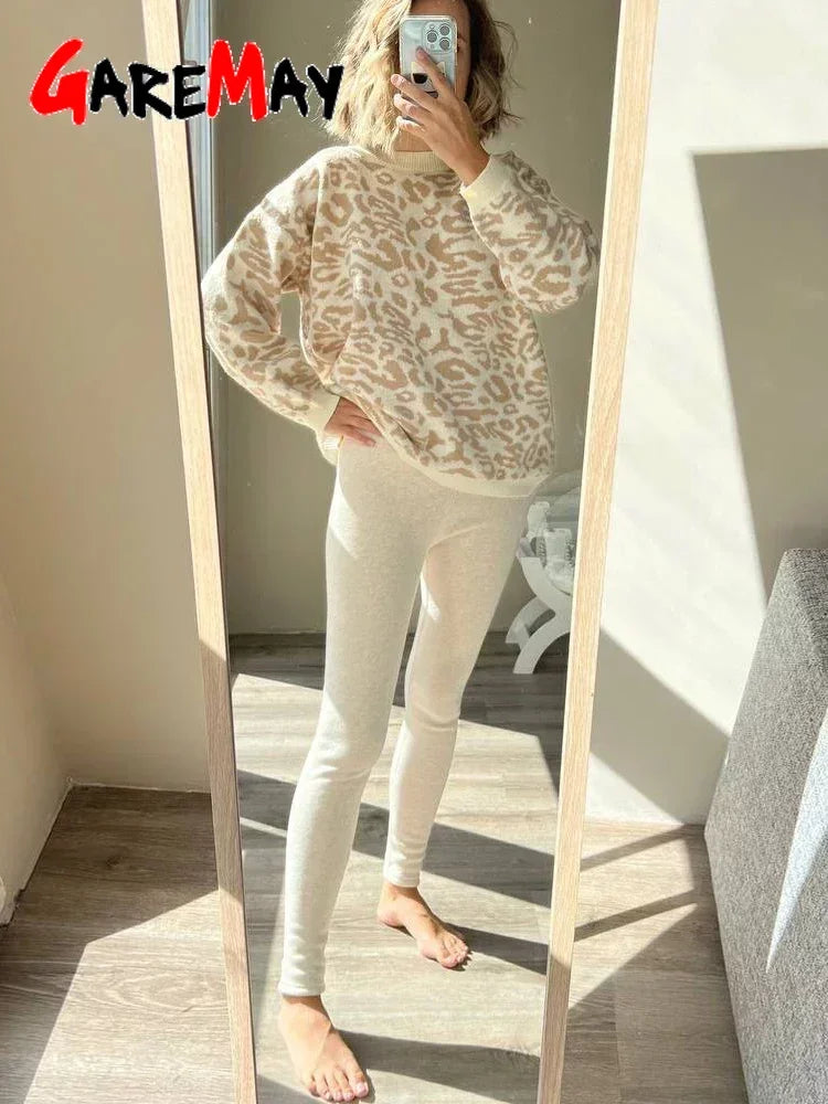 Winter Warm Leggings for Women with Fleece Thick Thermal High Waisted Stretch Slimming Women's Warm Tights Leggings Velvet Pants